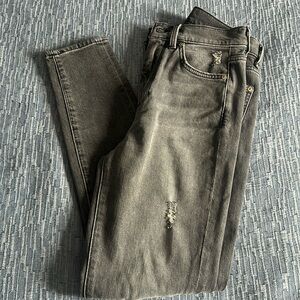 7 for all mankind women’s size 25 high waist gray denim jeans